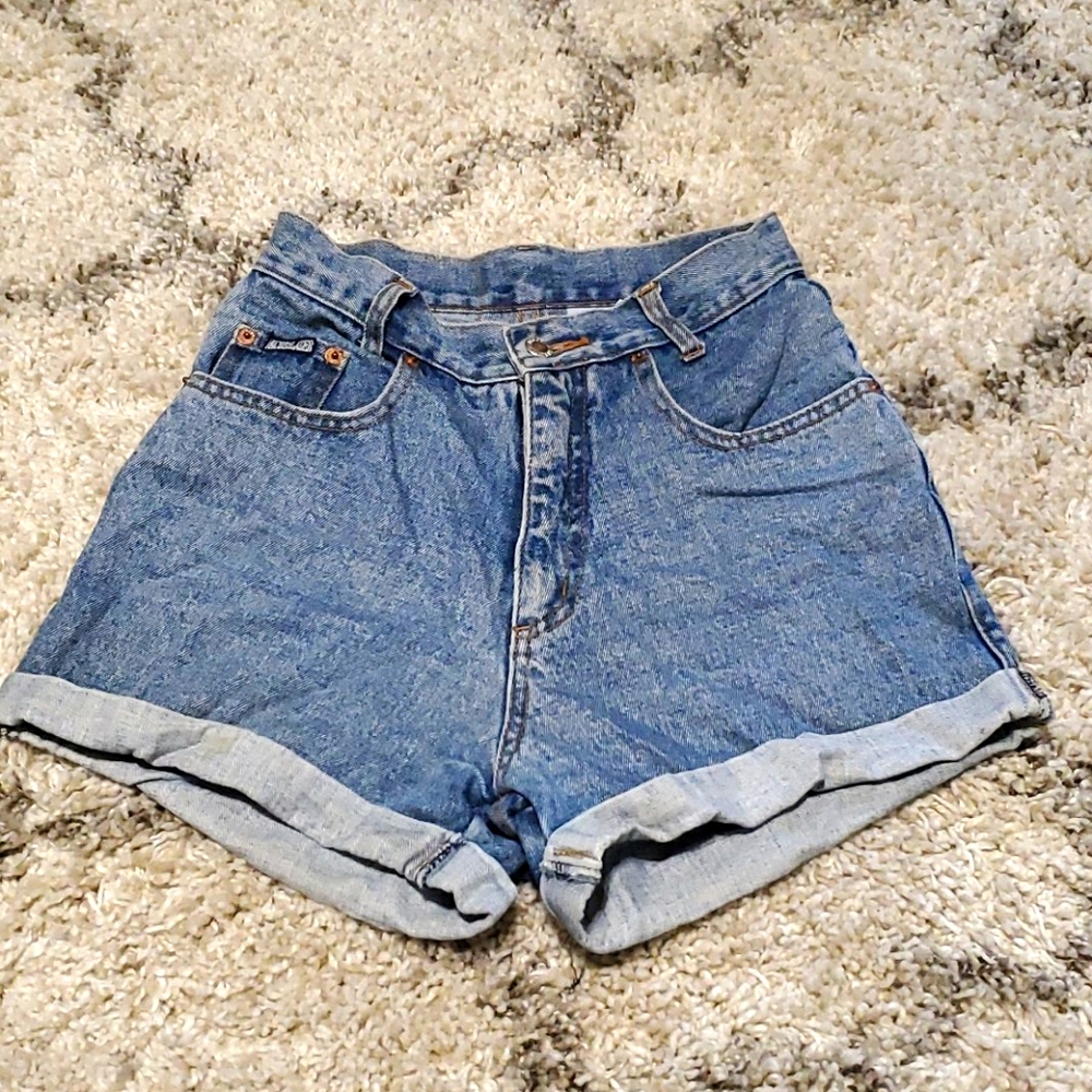High Waisted Denim Shorts